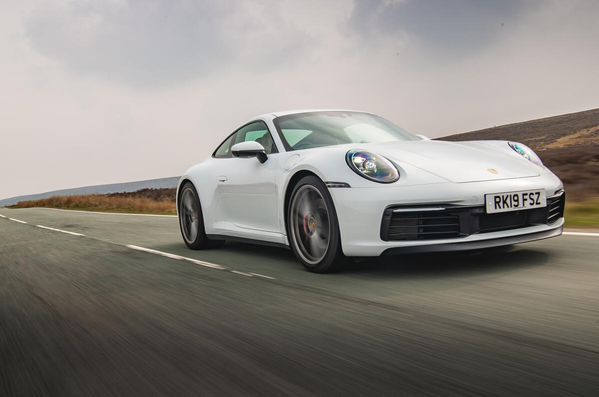 2019 Porsche 911 road test - hero front