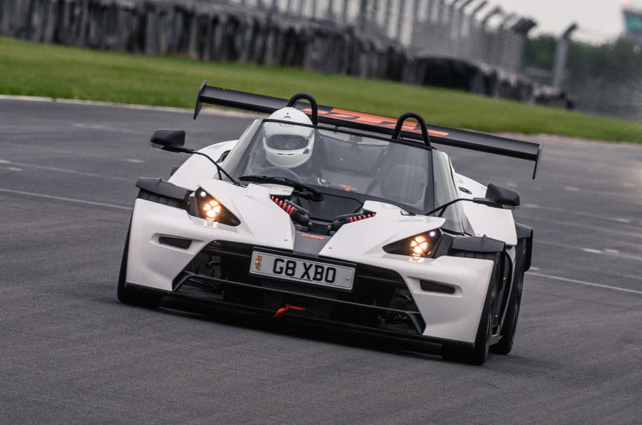 KTM Xbow Darkside developments demonstrator - track front