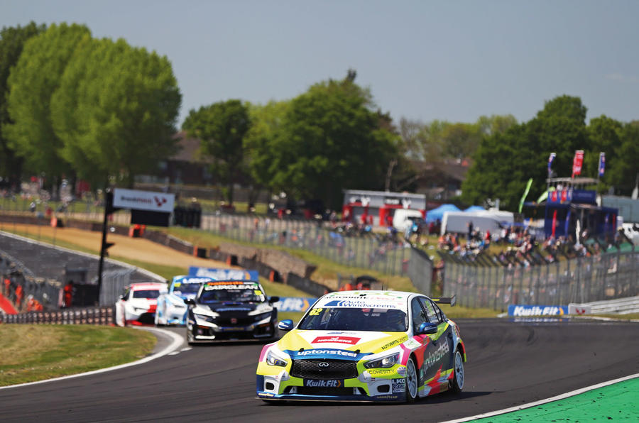 97 rick parfitt jr infinti q50 btcc front