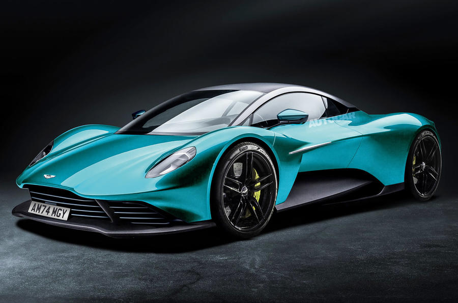 99 Aston Martin Vanquish Vision render by Autocar 2022