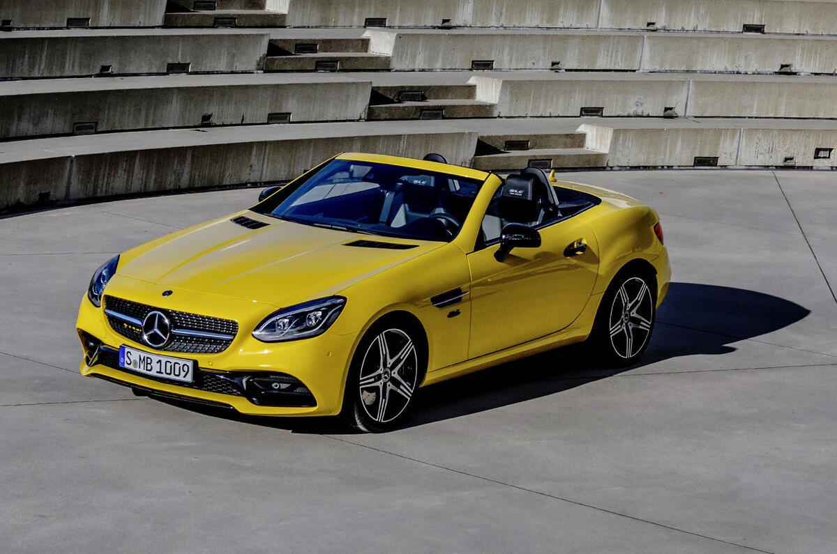 Mercedes-Benz SLC final edition official press - hero front