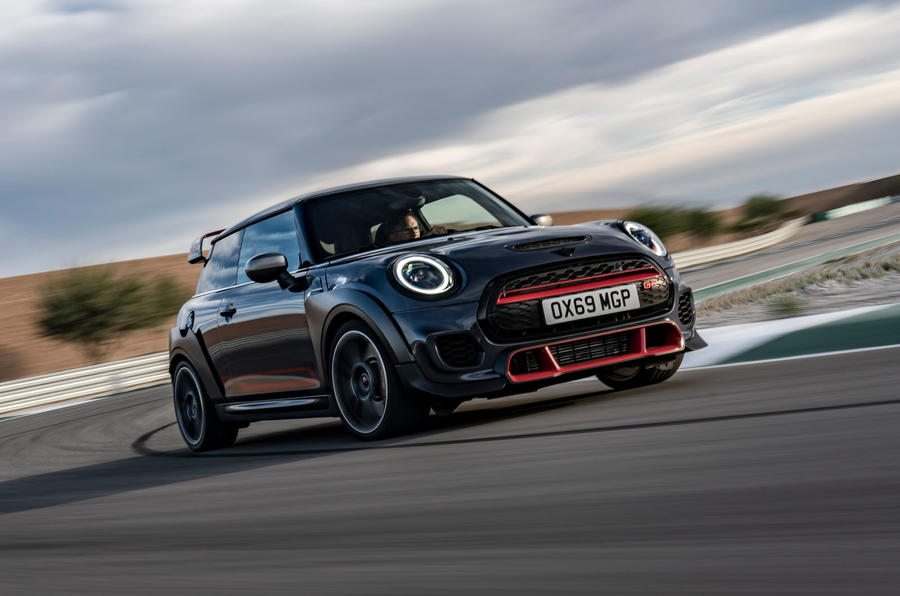 2020 Mini JCW GP first ride - hero front