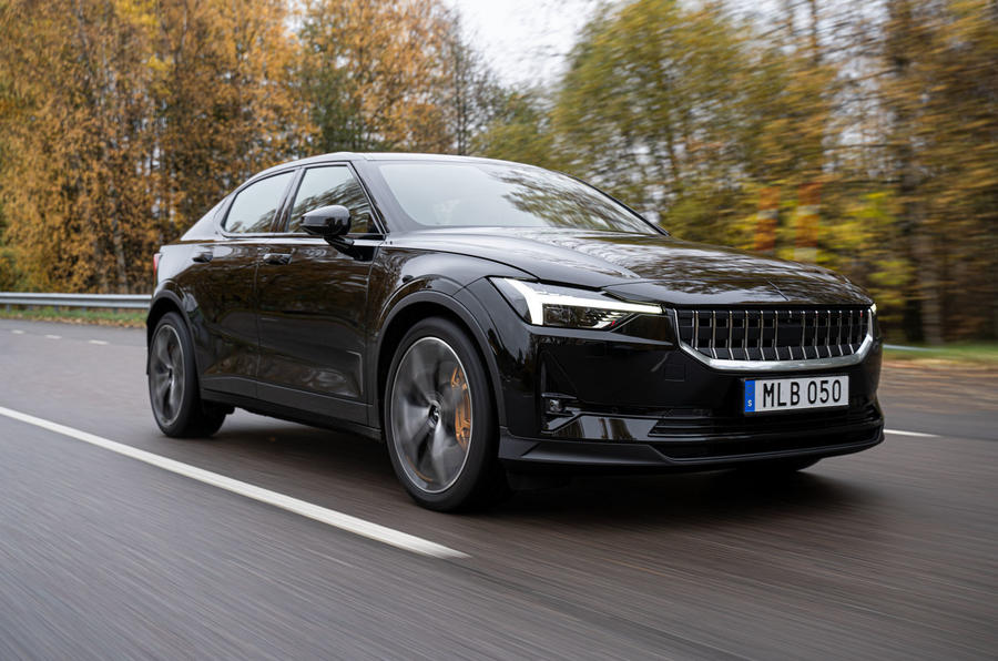 2020 Polestar 2 prototype drive - hero front