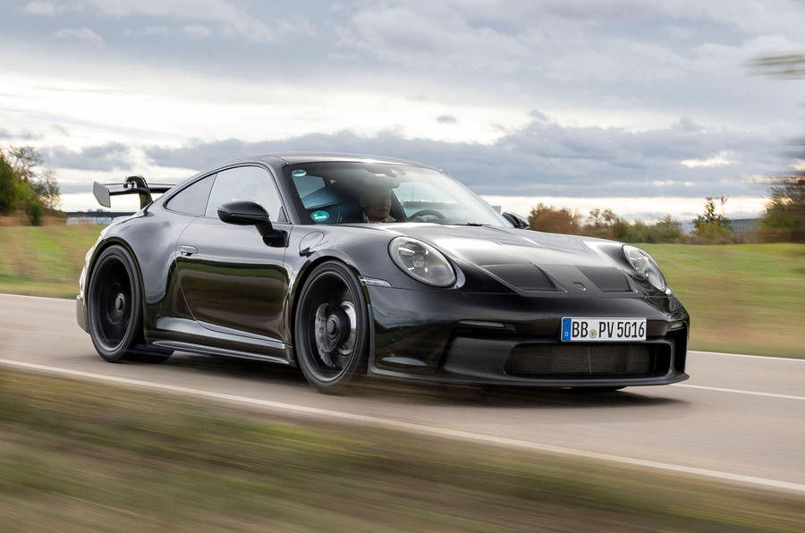 Porsche 911 GT3 2021 passenger ride - hero front