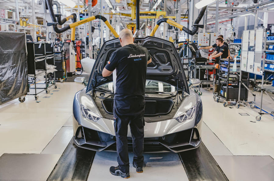 2019 Lamborghini production at Sant'Agata