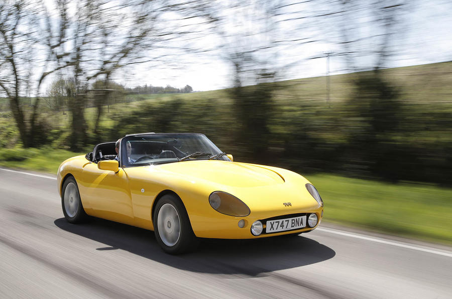 TVR Griffith action shot