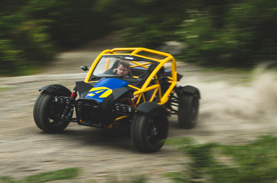 Ariel Nomad front sliding