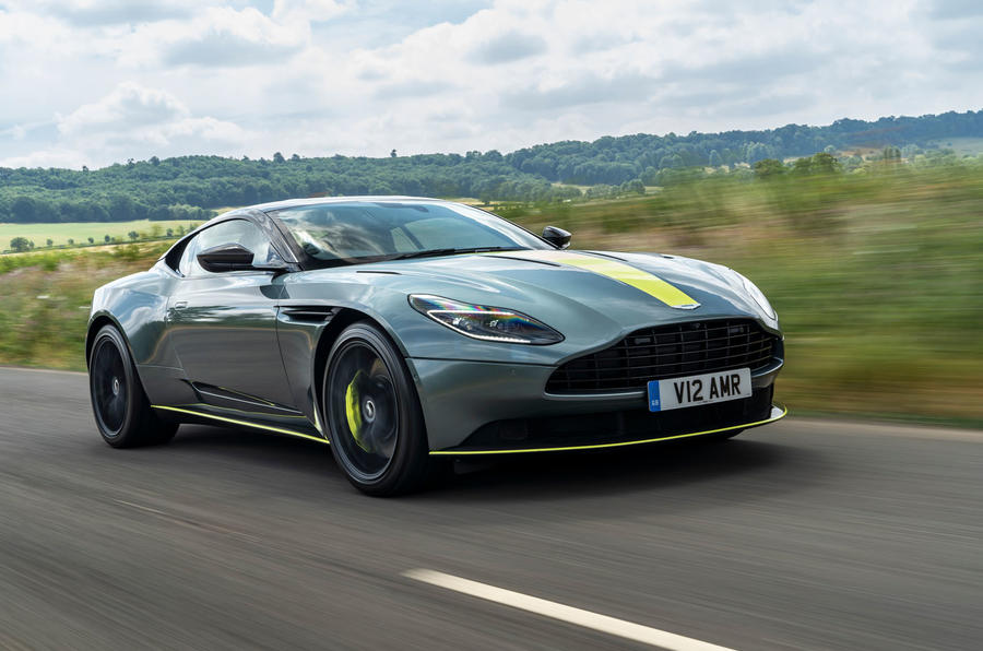 Aston Martin DB11 UK first drive front three quarters