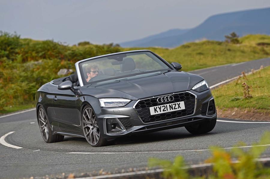 Audi A5 cabriolet front three quarter