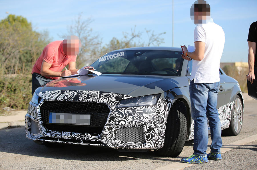 Audi TT RS testing