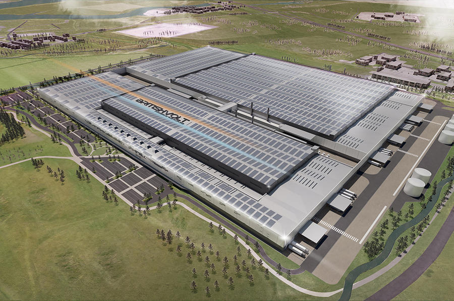 Britishvolt gigafactory render