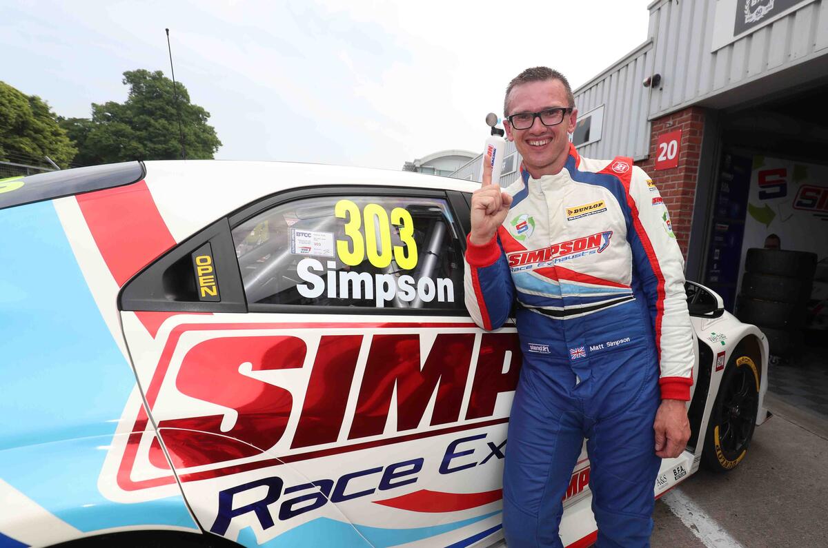 Btcc matt simpson wins