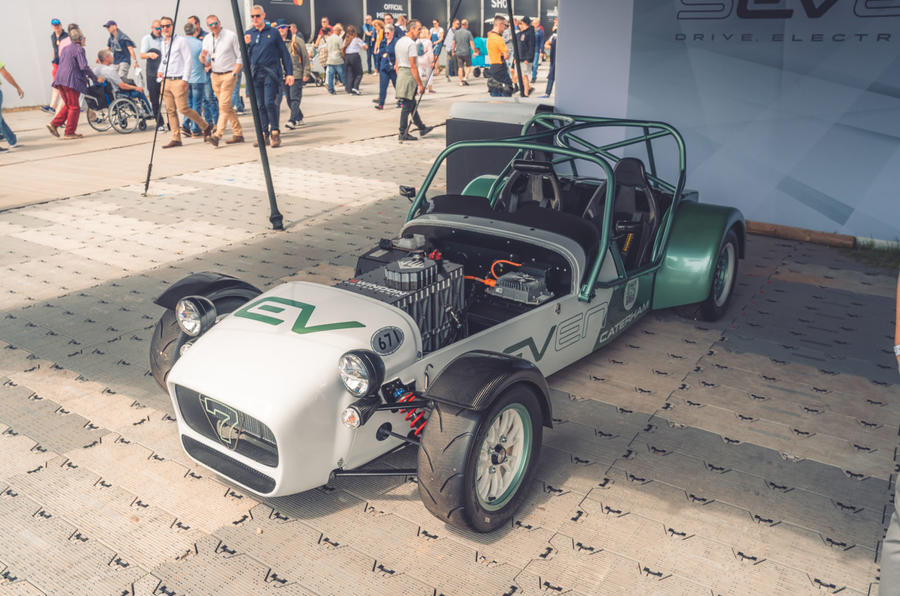 Caterham EV 7 Goodwood front 3 4