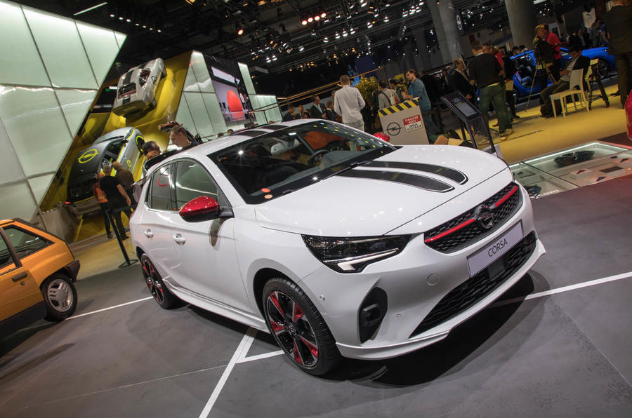 2020 Vauxhall Corsa-e at Frankfurt motor show 2019