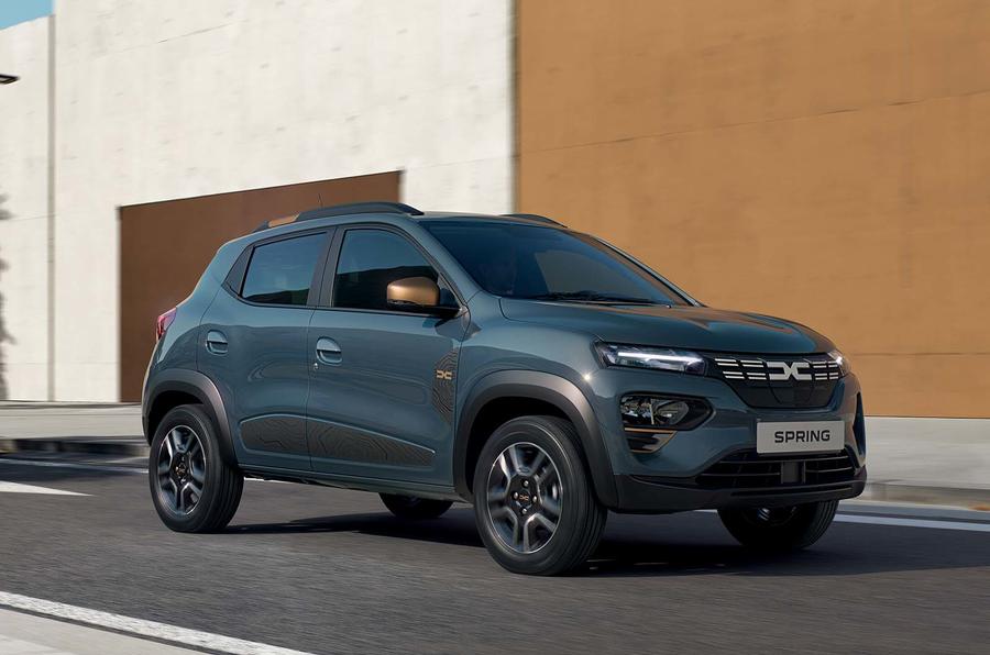 Dacia Spring extreme front three quarter