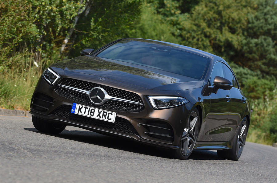 Mercedes-Benz CLS 350 d 2018 UK first drive hero front