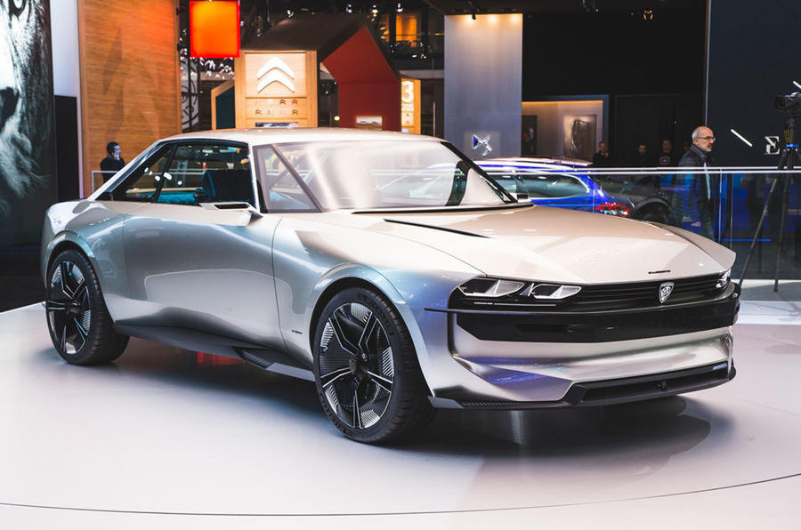 Peugeot e-Legend concept Paris motor show