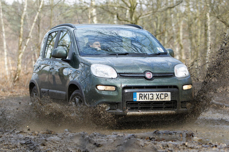 Fiat Panda 4x4 off roading