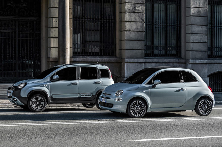 Fiat Panda and 500 hybrids