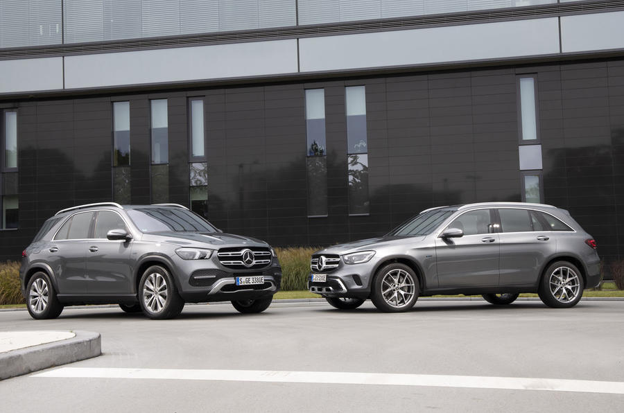 2020 Mercedes-Benz GLC 300e and GLE 350de