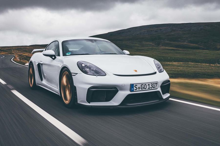 2019 Porsche 718 Cayman GT4 UK review - front