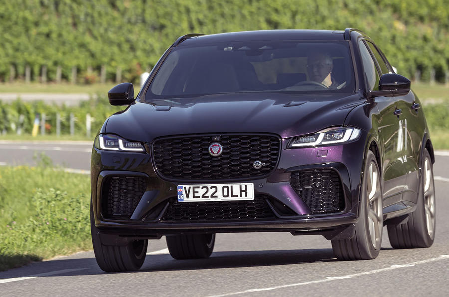 jaguar f pace svr edition 1988 01 cornering front