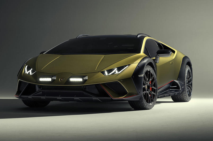 Lamborghini Huracan Sterrato front three quarter