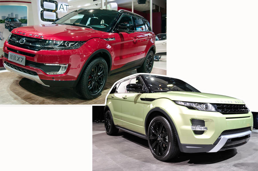 Landwind X7 and Range Rover Evoque