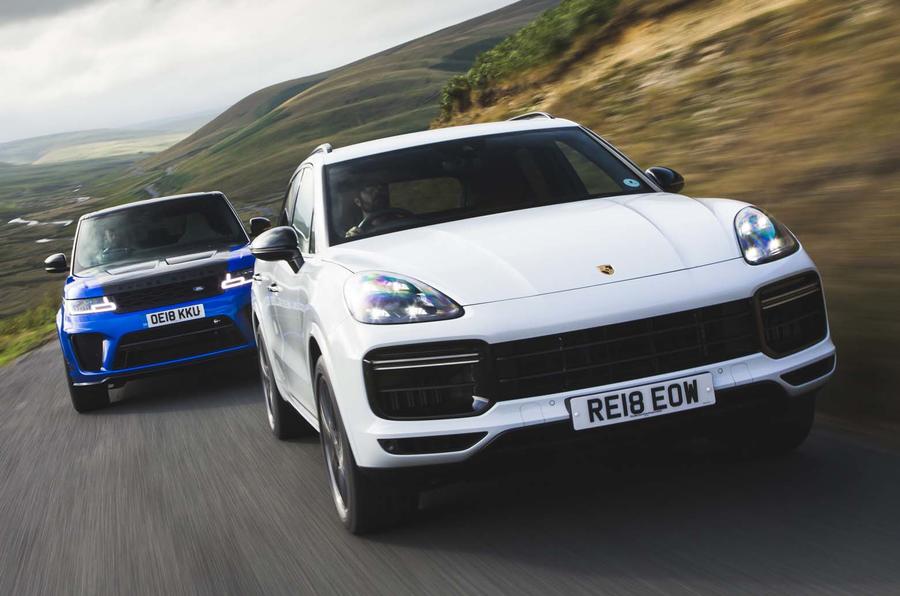 Porsche Cayenne Turbo vs Range Rover Sport SVR 