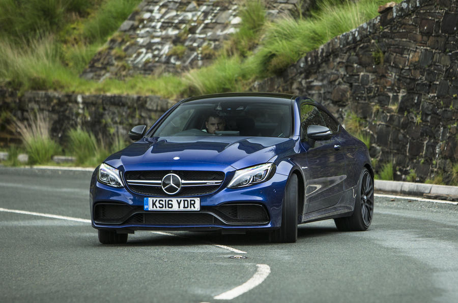 Mercedes-AMG C 63 S Coupé drifting