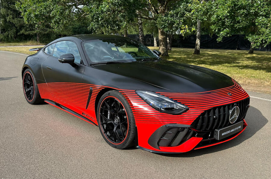 Mercedes AMG GT Pro front quarter