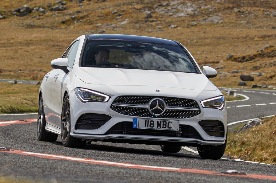 Mercedes CLA coupe front