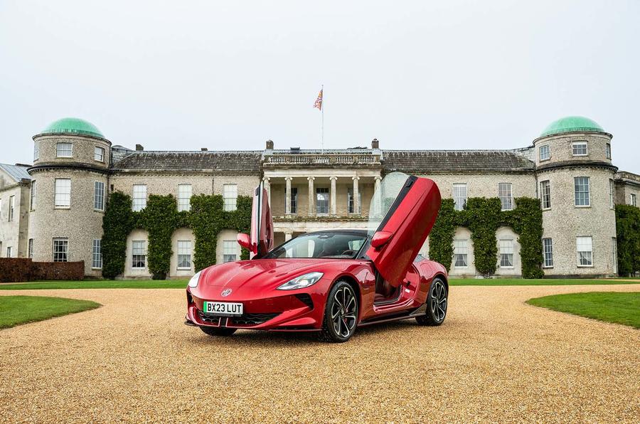 MG Cyberster at Goodwood