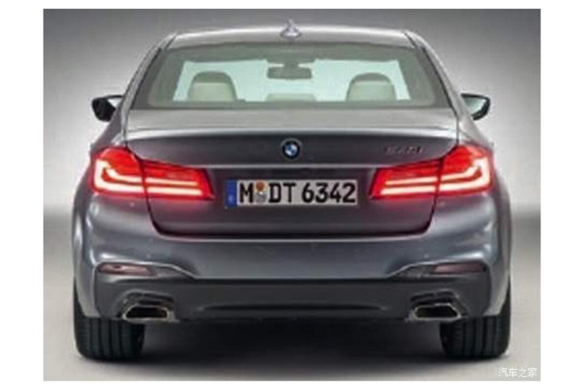 New bmw 5s series rear