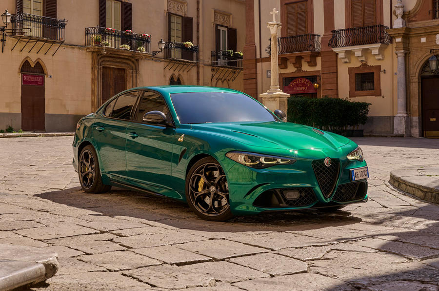 New Giulia QV 100 Anniversario front static