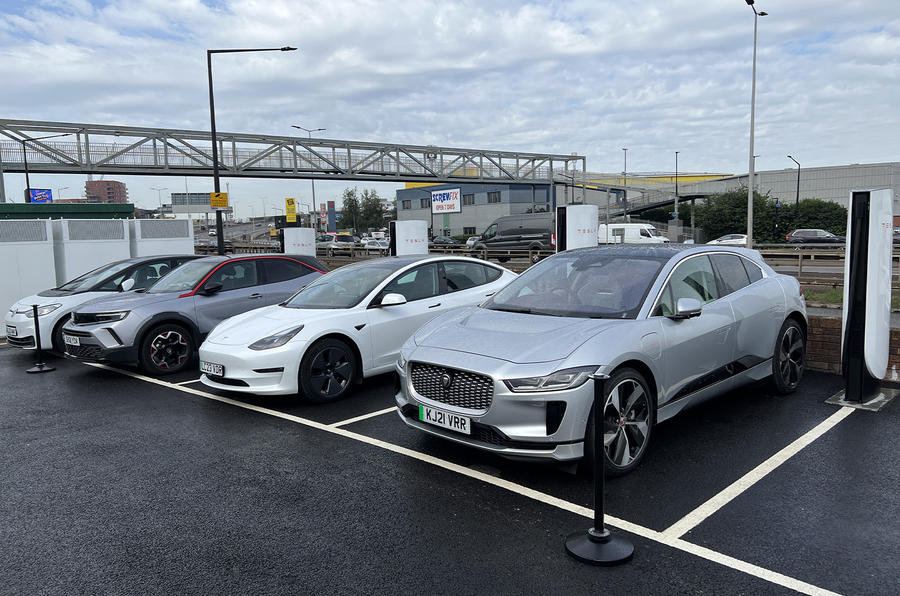 Non Tesla EVs using a Tesla charger