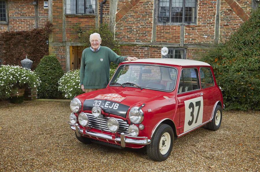 Paddy Hopkirk with Monte Carlo Mini