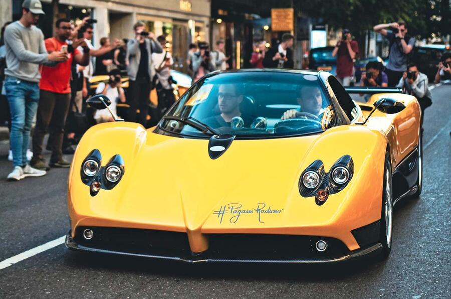 pagani zonda front