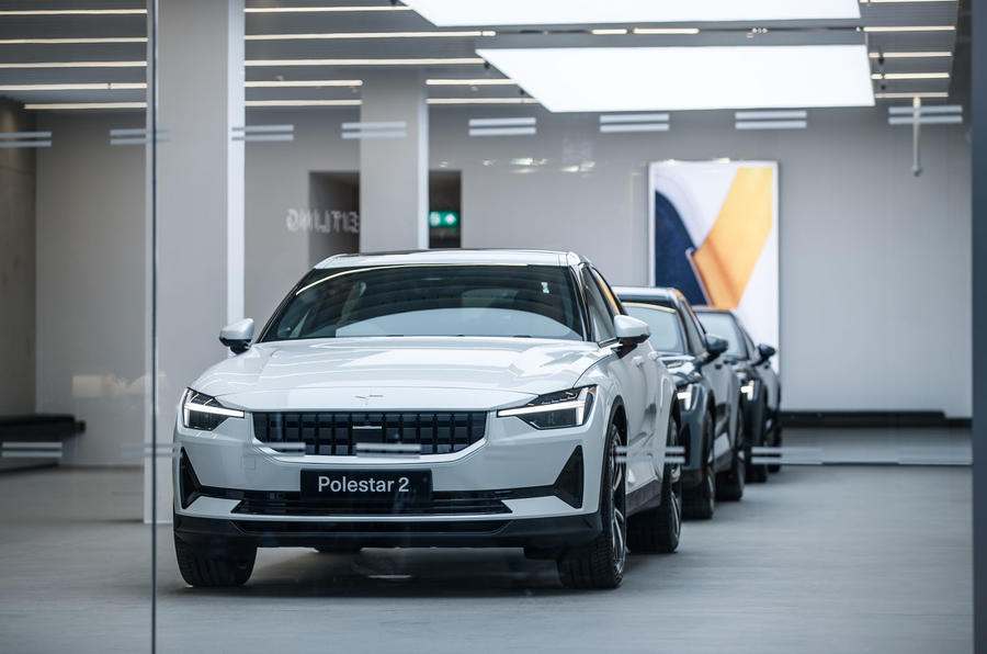 Polestar 2 range at Solihull dealer