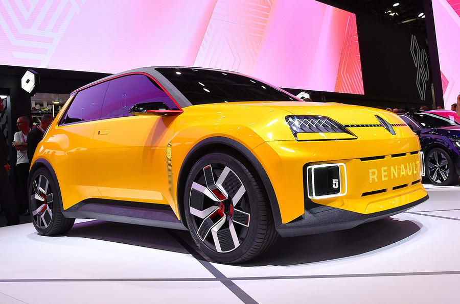 renault 5 concept paris motor show 01 front static