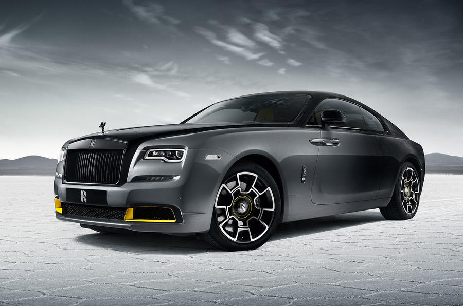 Rolls Royce Wraith Black Arrow front three quarter