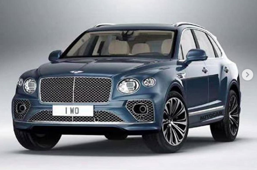 2020 Bentley Bentayga facelift leaked image - front