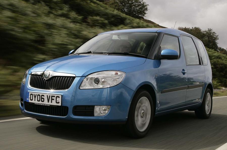 Skoda Roomster front three quarter