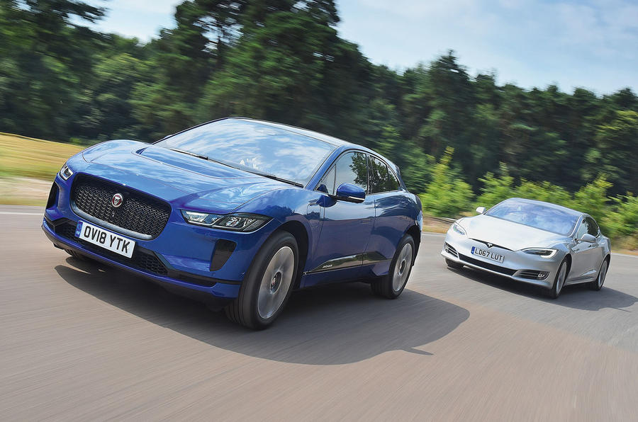 Tesla Model S vs Jaguar I-Pace