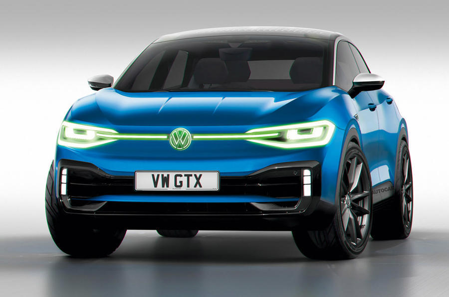 Volkswagen ID 4 GTX render - static front