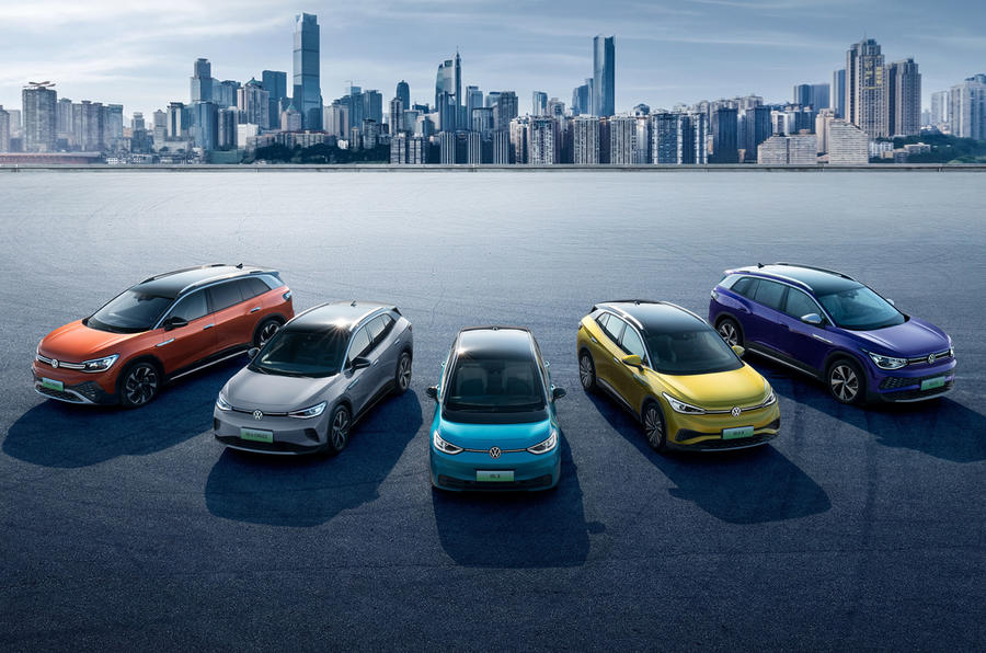 Volkswagen lineup China 2022