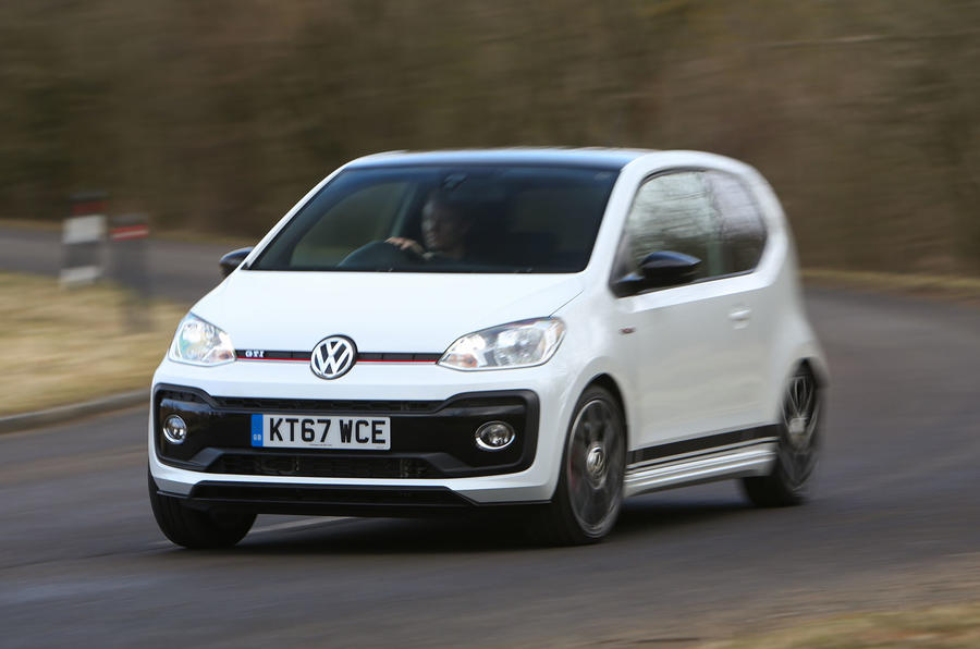 Volkswagen Up GTI 2018 front quarter tracking