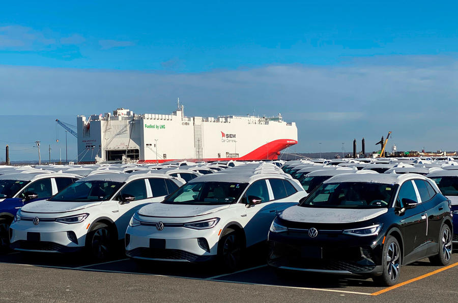 VW cars off the boat