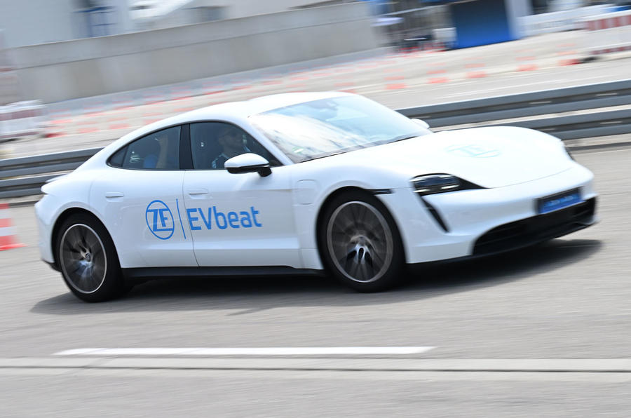 ZF Porsche Taycan EVBeat