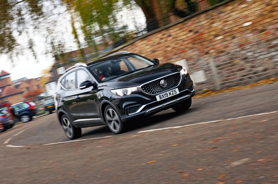 MG ZS EV 2020 long-term review - on the road front